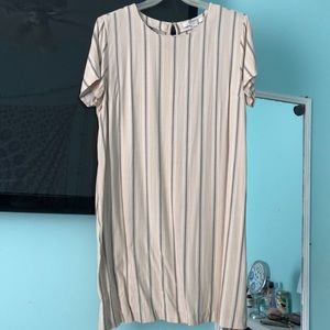 Oversized striped dress